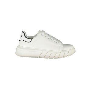 Gaelle Paris Leather Casual Sneakers Women White